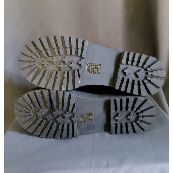 Women Combat Festival Rave Mid-Calf Boots Chunky Platform Heel Lace Up Size 10 M - Picture 6 of 8